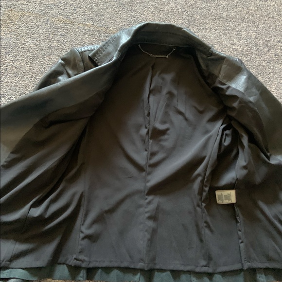 Elie Tahari Black Lamb leather Jacket - Picture 9 of 13